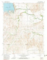 Langley Kansas Historical topographic map, 1:24000 scale, 7.5 X 7.5 Minute, Year 1964