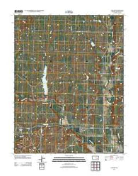Lapland Kansas Historical topographic map, 1:24000 scale, 7.5 X 7.5 Minute, Year 2012