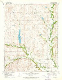 Lapland Kansas Historical topographic map, 1:24000 scale, 7.5 X 7.5 Minute, Year 1971