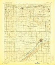 Larned Kansas Historical topographic map, 1:125000 scale, 30 X 30 Minute, Year 1891