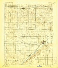 Larned Kansas Historical topographic map, 1:125000 scale, 30 X 30 Minute, Year 1891