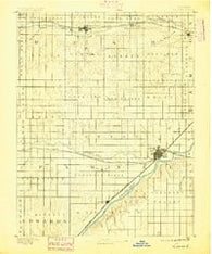 Larned Kansas Historical topographic map, 1:125000 scale, 30 X 30 Minute, Year 1891