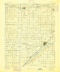 Larned Kansas Historical topographic map, 1:125000 scale, 30 X 30 Minute, Year 1891