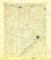 Larned Kansas Historical topographic map, 1:125000 scale, 30 X 30 Minute, Year 1891