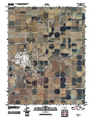 Larned Kansas Historical topographic map, 1:24000 scale, 7.5 X 7.5 Minute, Year 2009