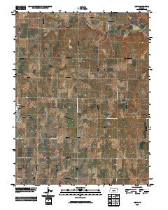 Lasita Kansas Historical topographic map, 1:24000 scale, 7.5 X 7.5 Minute, Year 2009