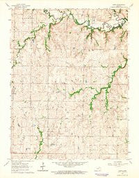 Lasita Kansas Historical topographic map, 1:24000 scale, 7.5 X 7.5 Minute, Year 1963