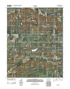 Latham Kansas Historical topographic map, 1:24000 scale, 7.5 X 7.5 Minute, Year 2012