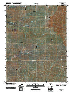 Latham SE Kansas Historical topographic map, 1:24000 scale, 7.5 X 7.5 Minute, Year 2009