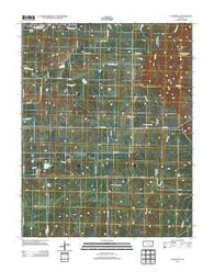 Latham SE Kansas Historical topographic map, 1:24000 scale, 7.5 X 7.5 Minute, Year 2012