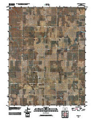 Laton Kansas Historical topographic map, 1:24000 scale, 7.5 X 7.5 Minute, Year 2009