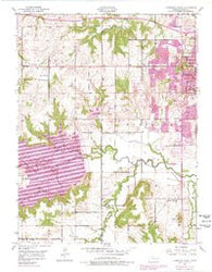 Lawrence West Kansas Historical topographic map, 1:24000 scale, 7.5 X 7.5 Minute, Year 1950
