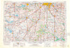 Lawrence Kansas Historical topographic map, 1:250000 scale, 1 X 2 Degree, Year 1956