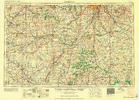 Lawrence Kansas Historical topographic map, 1:250000 scale, 1 X 2 Degree, Year 1961