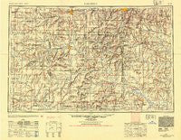 Lawrence Kansas Historical topographic map, 1:250000 scale, 1 X 2 Degree, Year 1947