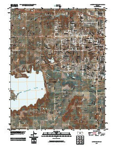 Lawrence West Kansas Historical topographic map, 1:24000 scale, 7.5 X 7.5 Minute, Year 2009