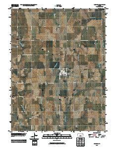 Lebanon Kansas Historical topographic map, 1:24000 scale, 7.5 X 7.5 Minute, Year 2009