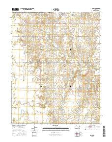 Lehigh Kansas Current topographic map, 1:24000 scale, 7.5 X 7.5 Minute, Year 2015