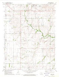 Lehigh Kansas Historical topographic map, 1:24000 scale, 7.5 X 7.5 Minute, Year 1971
