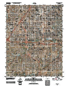 Lenexa Kansas Historical topographic map, 1:24000 scale, 7.5 X 7.5 Minute, Year 2009