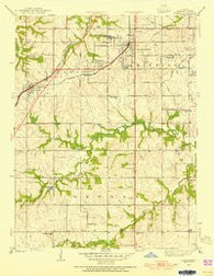 Lenexa Kansas Historical topographic map, 1:24000 scale, 7.5 X 7.5 Minute, Year 1935