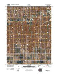 Lenora West Kansas Historical topographic map, 1:24000 scale, 7.5 X 7.5 Minute, Year 2012
