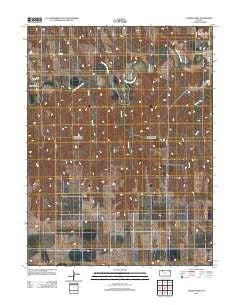 Lenora West Kansas Historical topographic map, 1:24000 scale, 7.5 X 7.5 Minute, Year 2012