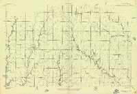Leonardville Kansas Historical topographic map, 1:20000 scale, 15 X 15 Minute, Year 1957
