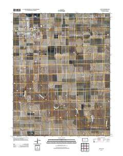 Leoti Kansas Historical topographic map, 1:24000 scale, 7.5 X 7.5 Minute, Year 2012