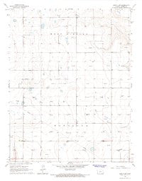 Leoti 3 SW Kansas Historical topographic map, 1:24000 scale, 7.5 X 7.5 Minute, Year 1966