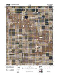 Leoti NW Kansas Historical topographic map, 1:24000 scale, 7.5 X 7.5 Minute, Year 2012