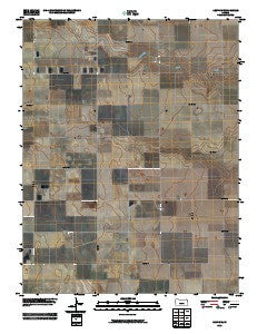 Leoti SW Kansas Historical topographic map, 1:24000 scale, 7.5 X 7.5 Minute, Year 2010
