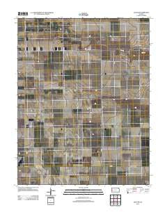 Leoti SW Kansas Historical topographic map, 1:24000 scale, 7.5 X 7.5 Minute, Year 2012