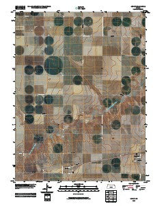 Levant Kansas Historical topographic map, 1:24000 scale, 7.5 X 7.5 Minute, Year 2009