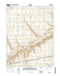 Levant Kansas Current topographic map, 1:24000 scale, 7.5 X 7.5 Minute, Year 2015