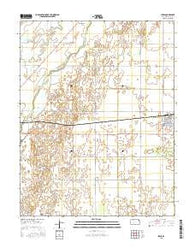 Lewis Kansas Current topographic map, 1:24000 scale, 7.5 X 7.5 Minute, Year 2015