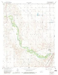 Liberal NE Kansas Historical topographic map, 1:24000 scale, 7.5 X 7.5 Minute, Year 1968