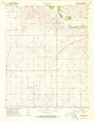 Liberal NW Kansas Historical topographic map, 1:24000 scale, 7.5 X 7.5 Minute, Year 1968