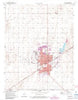 Liberal Kansas Historical topographic map, 1:24000 scale, 7.5 X 7.5 Minute, Year 1971