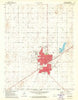 Liberal Kansas Historical topographic map, 1:24000 scale, 7.5 X 7.5 Minute, Year 1971