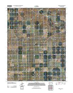 Liberal NW Kansas Historical topographic map, 1:24000 scale, 7.5 X 7.5 Minute, Year 2012