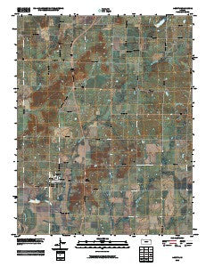 Liberty Kansas Historical topographic map, 1:24000 scale, 7.5 X 7.5 Minute, Year 2010