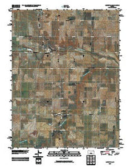 Liebenthal Kansas Historical topographic map, 1:24000 scale, 7.5 X 7.5 Minute, Year 2009