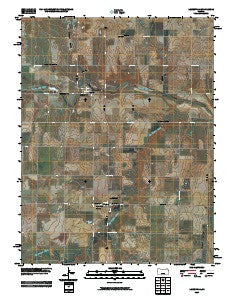 Liebenthal Kansas Historical topographic map, 1:24000 scale, 7.5 X 7.5 Minute, Year 2009