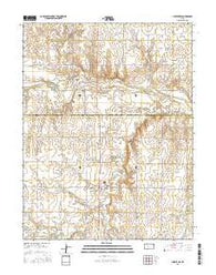 Liebenthal Kansas Current topographic map, 1:24000 scale, 7.5 X 7.5 Minute, Year 2015