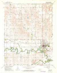 Lincoln Kansas Historical topographic map, 1:24000 scale, 7.5 X 7.5 Minute, Year 1962