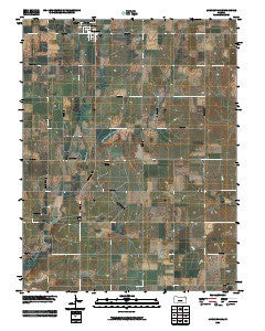 Lincolnville Kansas Historical topographic map, 1:24000 scale, 7.5 X 7.5 Minute, Year 2009