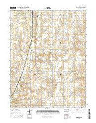 Lincolnville Kansas Current topographic map, 1:24000 scale, 7.5 X 7.5 Minute, Year 2015
