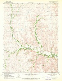 Lincolnville NE Kansas Historical topographic map, 1:24000 scale, 7.5 X 7.5 Minute, Year 1970