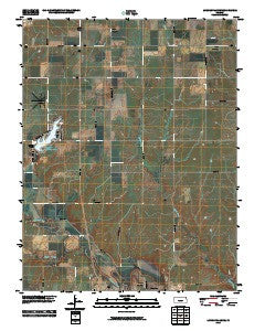 Lincolnville SW Kansas Historical topographic map, 1:24000 scale, 7.5 X 7.5 Minute, Year 2010